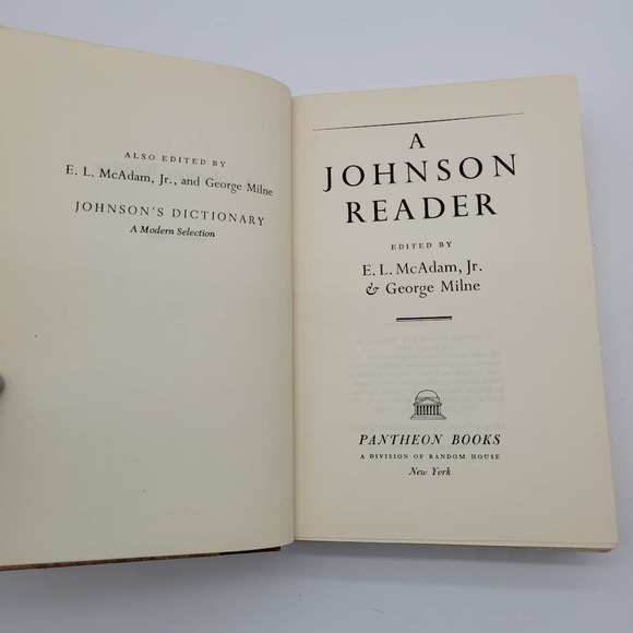 E.L. McAdam Jr, George Milne A Johnson‎ Reader 1964 First Printing - Picture 4 of 7